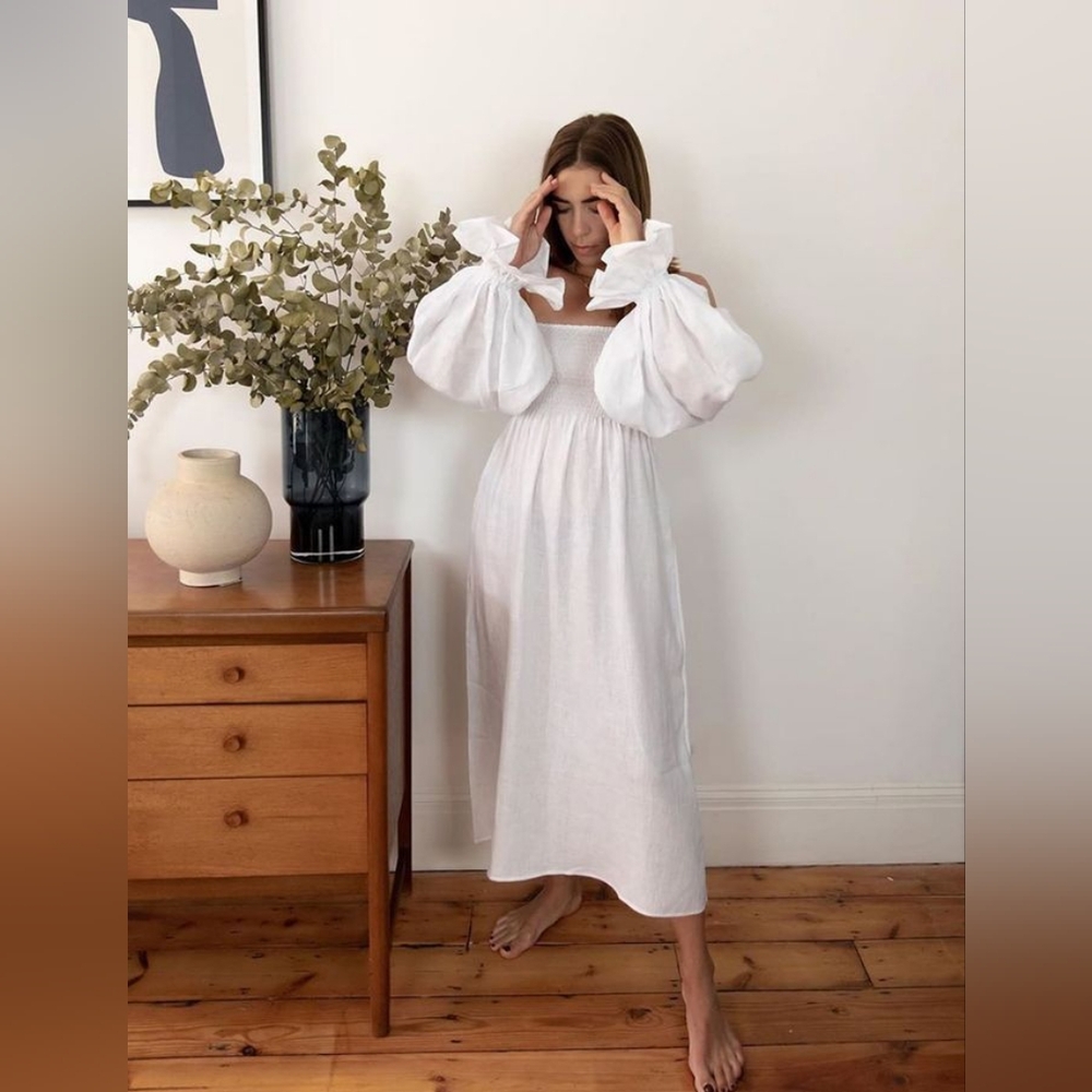Sleeper 100% linen atlanta dress, xlarge